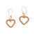 Alchemia Rope Heart Earrings | Charles Albert Jewelry