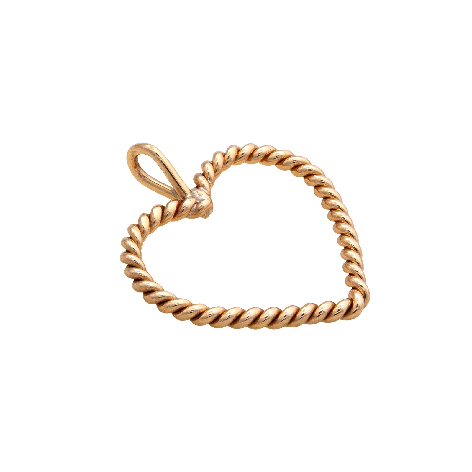 Alchemia Rope Heart Pendant | Charles Albert Jewelry