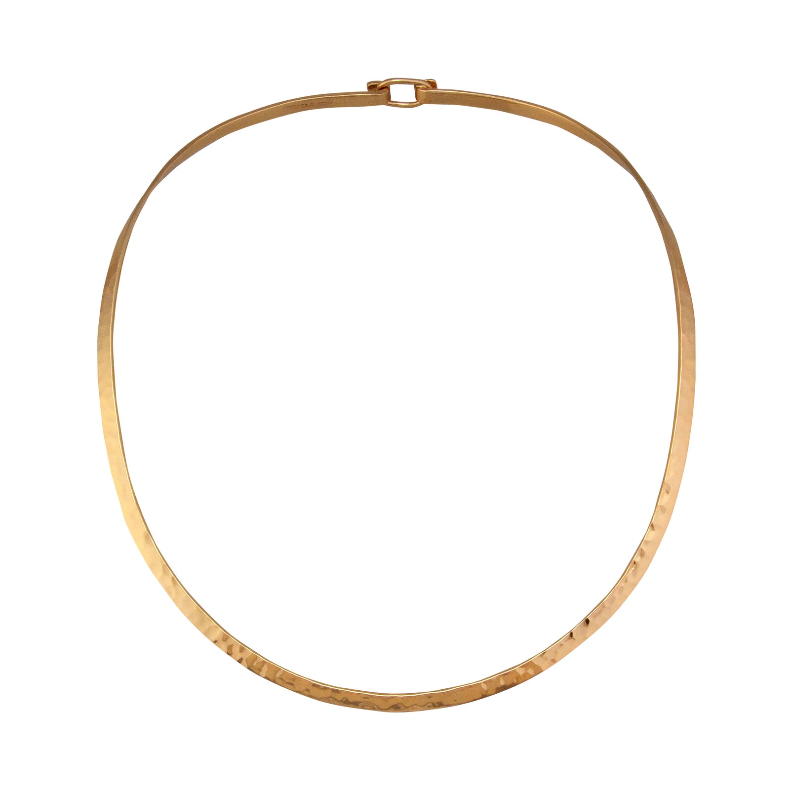 Alchemia Round Hammered Neckwire with Clasp | Charles Albert Jewelry