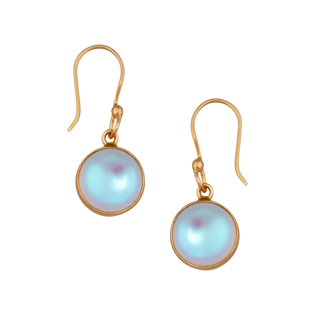 Alchemia Round Luminite Drop Earrings | Charles Albert Jewelry