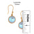 Alchemia Round Luminite Drop Earrings | Charles Albert Jewelry