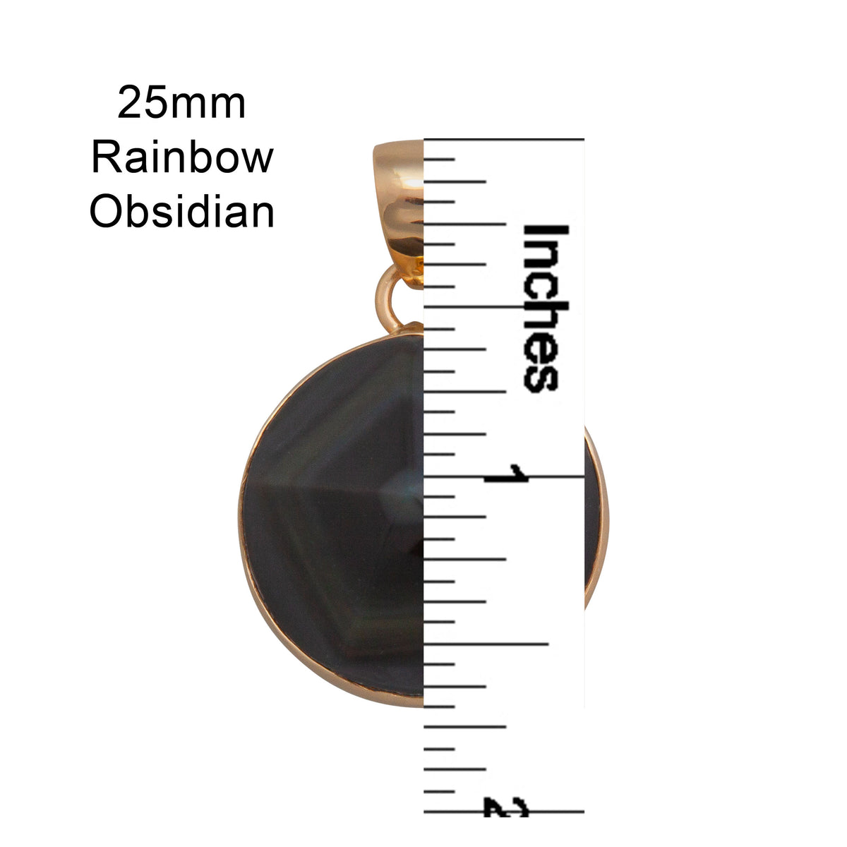 Alchemia Rainbow Obsidian Pendant | Charles Albert Jewelry