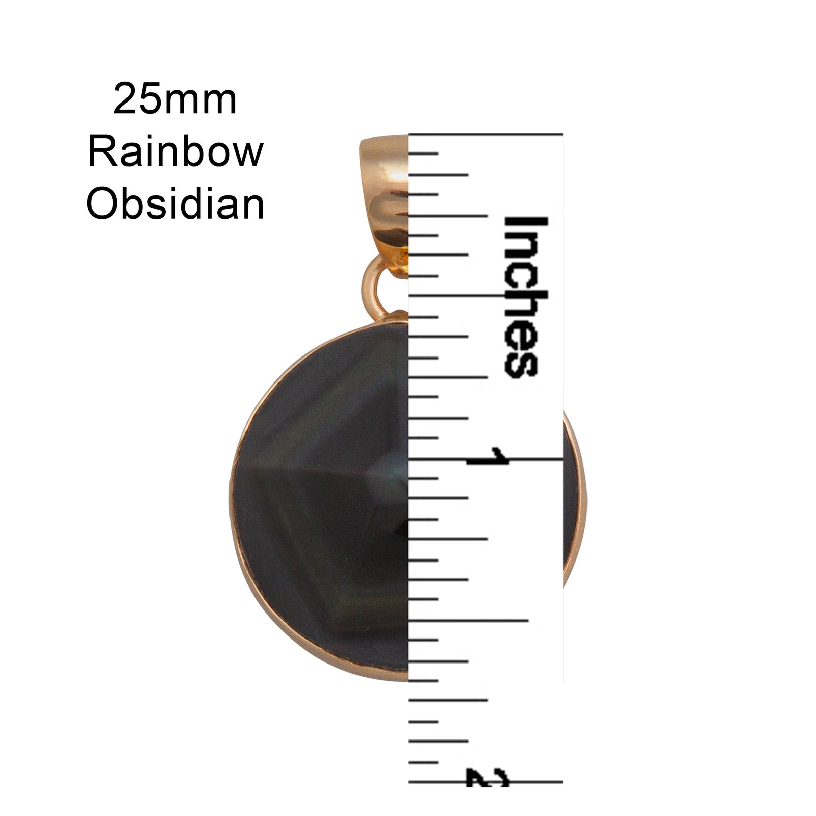 Alchemia Rainbow Obsidian Pendant | Charles Albert Jewelry