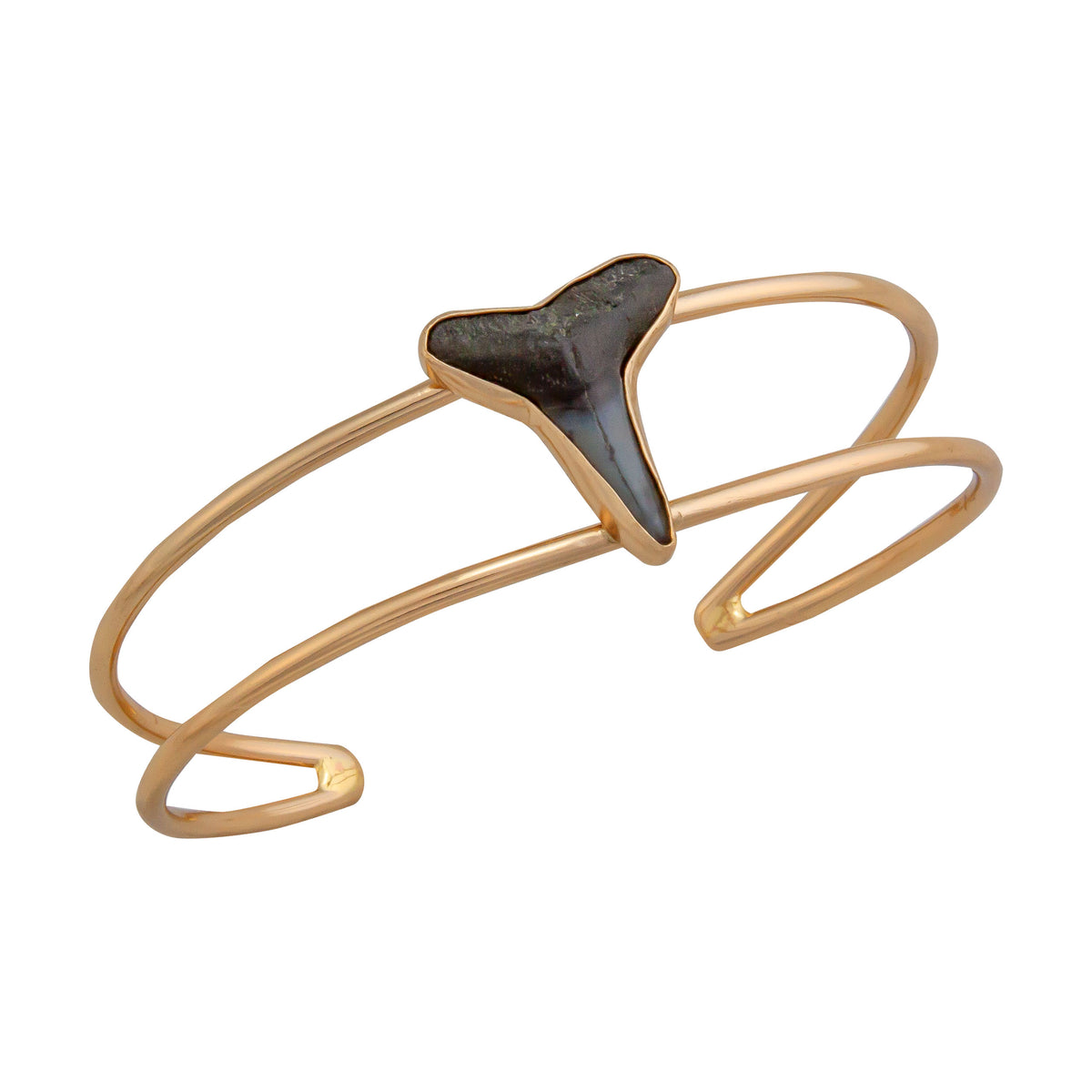 Alchemia Shark Tooth Double Band Mini Cuff | Charles Albert Jewelry