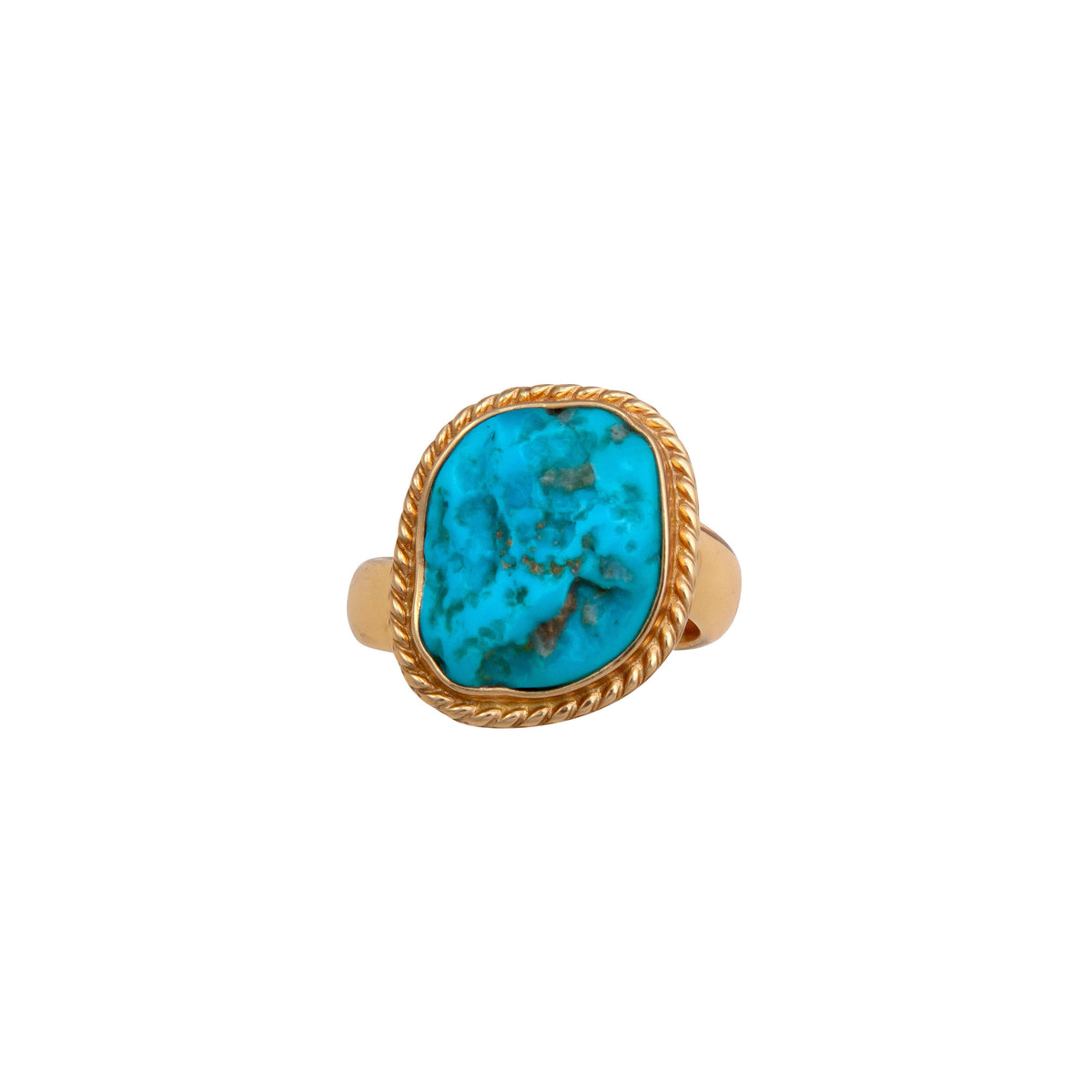 Alchemia Sleeping Beauty Turquoise Adjustable Rope Ring | Charles Albert Jewelry