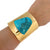 Alchemia Sleeping Beauty Turquoise Solid Cuff | Charles Albert Jewelry