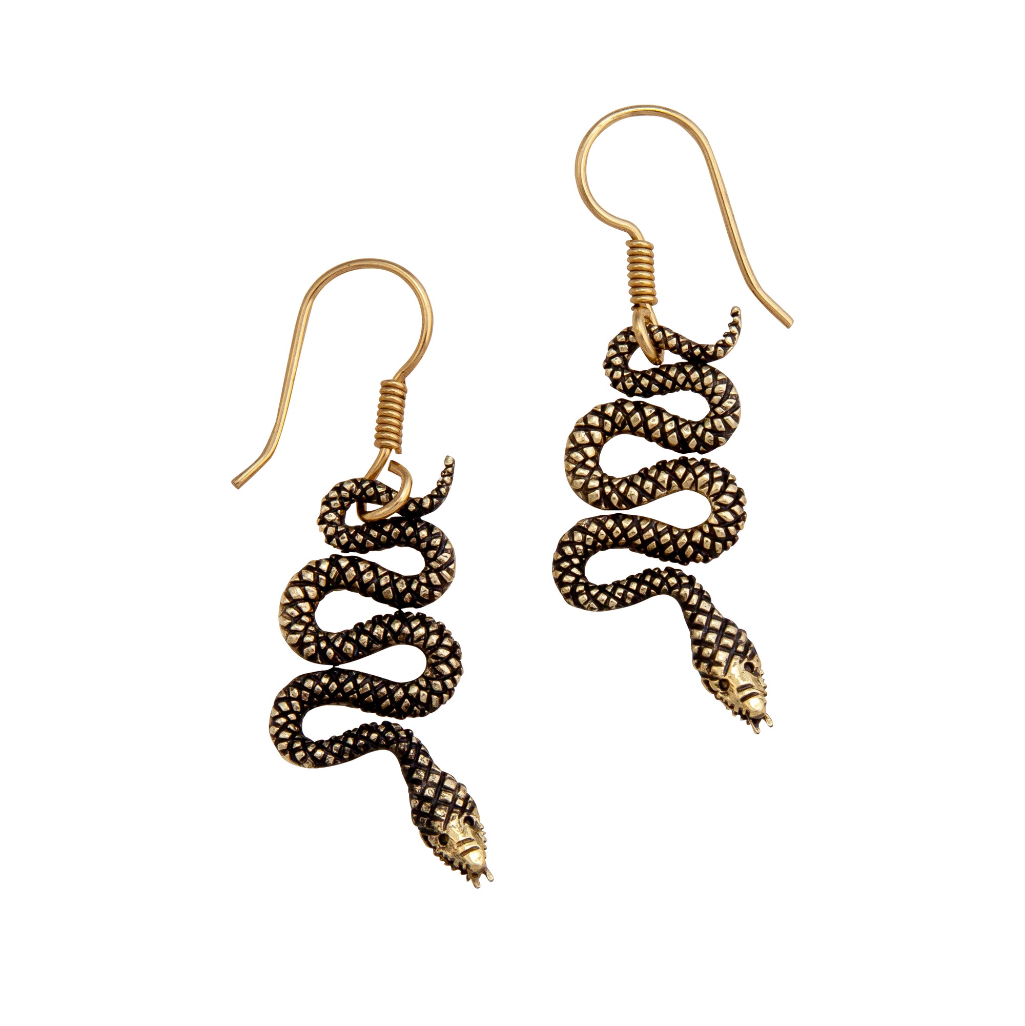 Alchemia Snake Drop Earrings | Charles Albert Jewelry