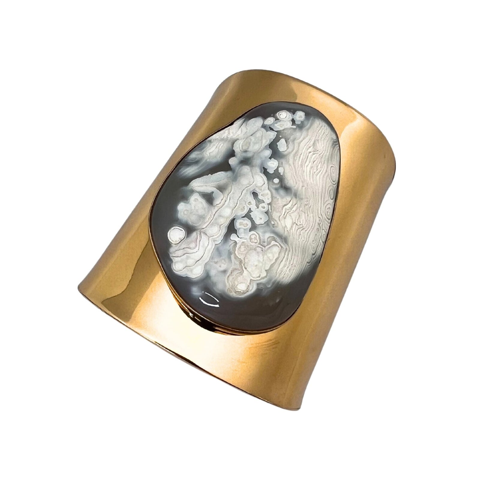 Alchemia Spotted Agate Cuff - Style #4 | Charles Albert Jewelry