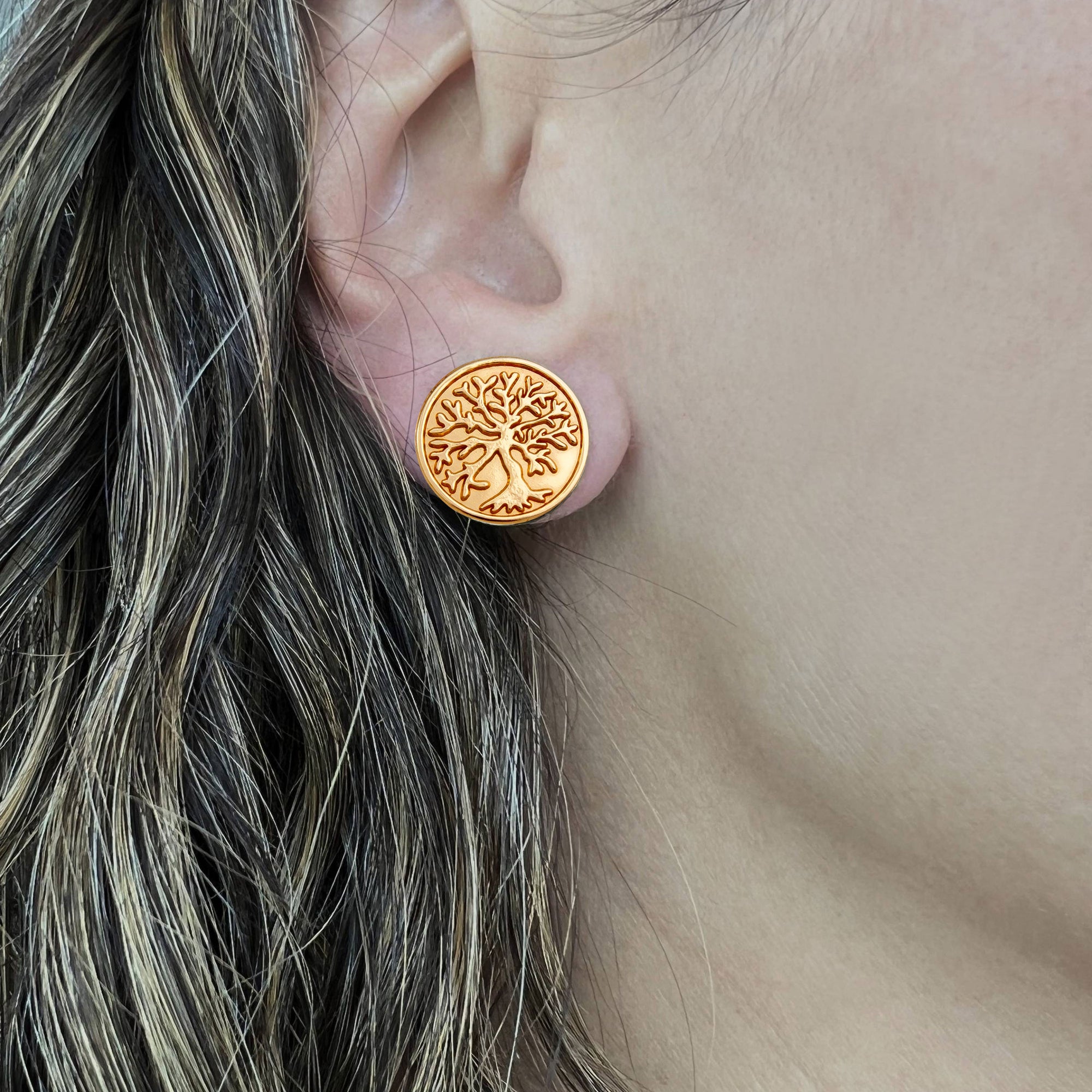 Alchemia Tree of Life Post Earrings | Charles Albert Jewelry