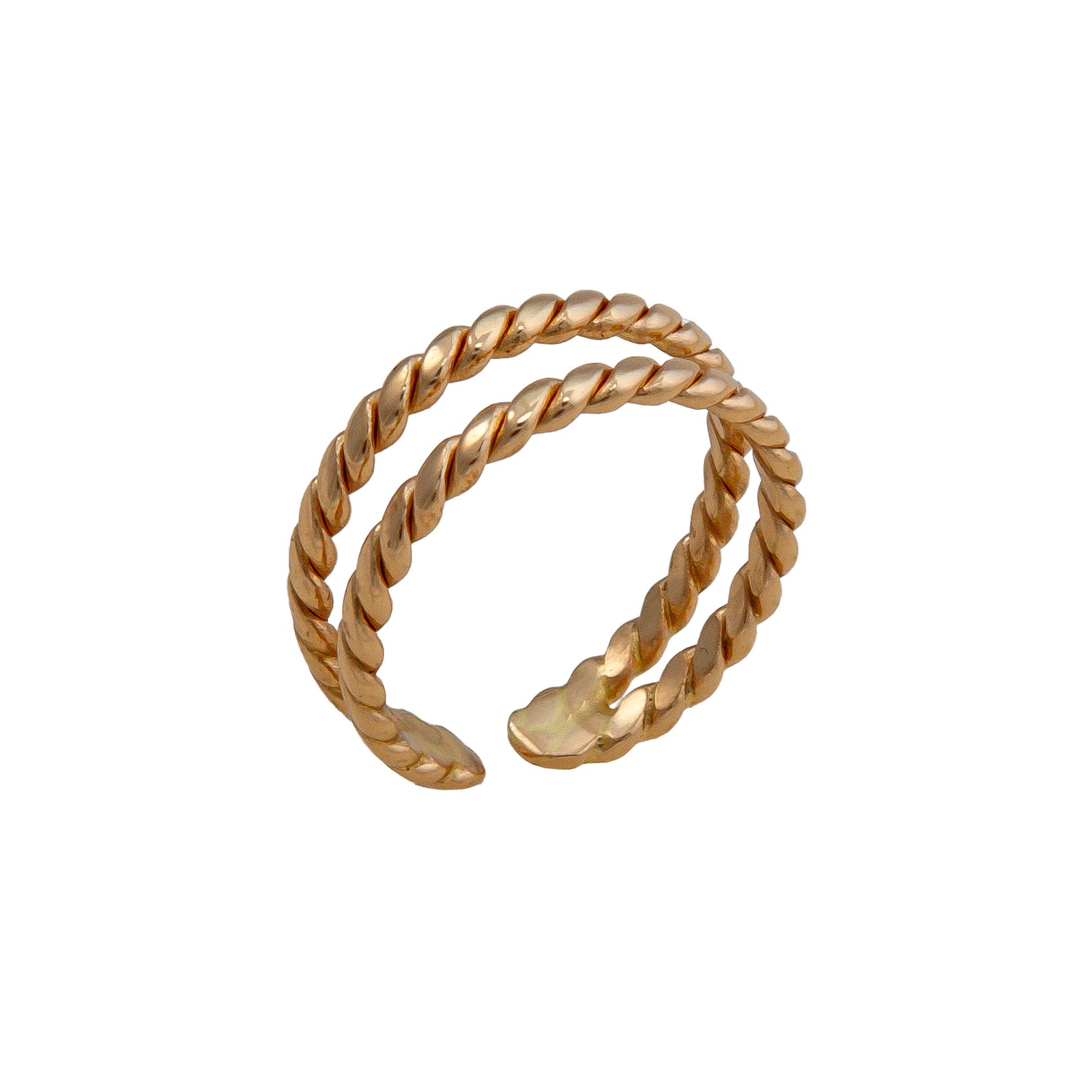 Alchemia Twisted Adjustable Cuff Ring | Charles Albert Jewelry