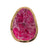 Alchemia XL Pink Jasper Adjustable Ring with Detailed Edge - Style #10 | Charles Albert Jewelry