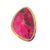 Alchemia XL Pink Jasper Adjustable Ring with Detailed Edge - Style #4 | Charles Albert Jewelry