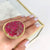 Alchemia XL Pink Jasper Adjustable Ring with Detailed Edge - Style #5 | Charles Albert Jewelry