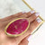 Alchemia XL Pink Jasper Adjustable Ring with Detailed Edge - Style #6 | Charles Albert Jewelry