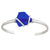 Cobalt Blue Pompano Beach Glass Mini Cuff | Charles Albert Jewelry