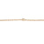 Gold Tone 3mm Base Metal Cross Chain - Clasp | Charles Albert Jewelry