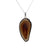 Group 1 Sterling Silver Brown/Nude Agate Slice Pendant - Style #6 | Charles Albert Jewelry