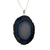 Larger Sterling Silver Brown/Nude Agate Slice Pendant - Style #8 | Charles Albert Jewelry