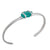 Mint Pompano Beach Glass Mini Cuff | Charles Albert Jewelry