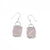 Pink Pompano Beach Glass Freeform Earrings | Charles Albert Jewelry