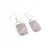 Pink Pompano Beach Glass Freeform Earrings | Charles Albert Jewelry