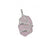 Pink Pompano Beach Glass Freeform Pendant | Charles Albert Jewelry