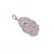 Pink Pompano Beach Glass Freeform Pendant | Charles Albert Jewelry