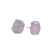 Pink Pompano Beach Glass Freeform Post Earrings | Charles Albert Jewelry