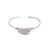 Pink Pompano Beach Glass Mini Cuff | Charles Albert Jewelry