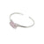 Pink Pompano Beach Glass Mini Cuff | Charles Albert Jewelry