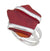 Red Pompano Beach Glass Freeform Ring | Charles Albert Jewelry