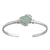 Seafoam Green Pompano Beach Glass Mini Cuff | Charles Albert Jewelry