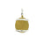 Silver Plated Glass Beaded Pendant - Yellow | Charles Albert Jewelry