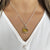 Silver Plated Glass Beaded Pendant - Yellow | Charles Albert Jewelry