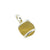 Silver Plated Glass Beaded Pendant - Yellow | Charles Albert Jewelry