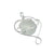 Silver Plated Glass Beaded Swirl Pendant - Clear | Charles Albert Jewelry