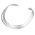 Silver Plated Triple Neck Collar | Charles Albert Jewelry