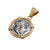 Sterling Silver and Alchemia Reversible Replica Greek Coin Prong Pendant | Charles Albert Jewelry