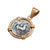 Sterling Silver and Alchemia Reversible Replica Greek Coin Prong Pendant | Charles Albert Jewelry