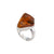 Sterling Silver Amber Adjustable Ring | Charles Albert Jewelry