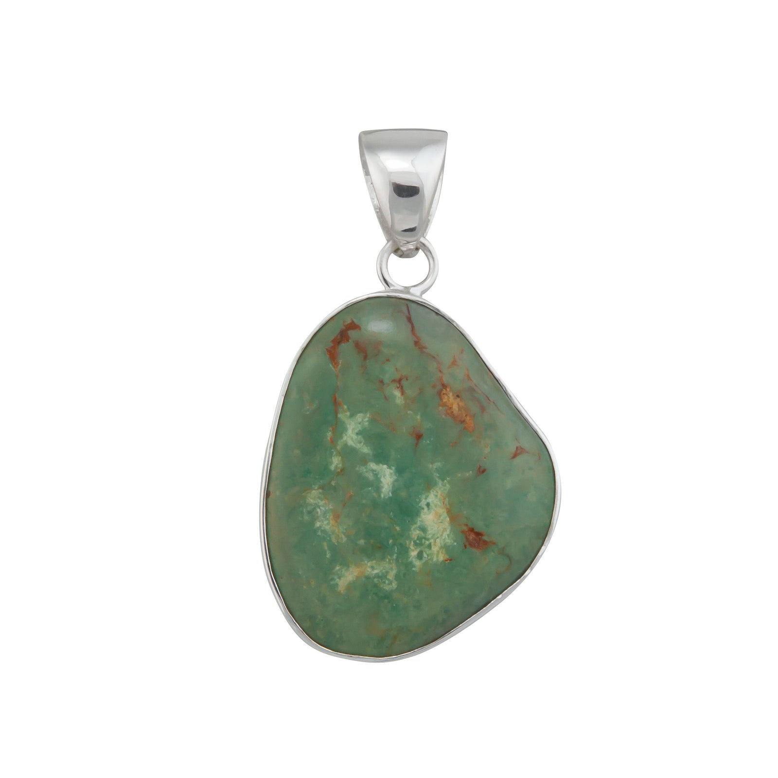 Sterling Silver Campo Frio Turquoise Pendant | Charles Albert Jewelry
