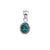 Sterling Silver Chrome Dioptase Rope Pendant | Charles Albert Jewelry