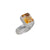 Sterling Silver Citrine Adjustable Ring | Charles Albert Jewelry