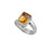 Sterling Silver Citrine Adjustable Ring | Charles Albert Jewelry