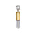 Sterling Silver Clear Quartz Point Bullet Casing Pendant | Charles Albert Jewelry