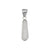 Sterling Silver Clear Quartz Point Pendant | Charles Albert Jewelry