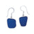 Sterling Silver Cobalt Recycled Glass Earrings | Charles Albert Jewelry