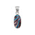 Sterling Silver Fordite Pendant | Charles Albert Jewelry