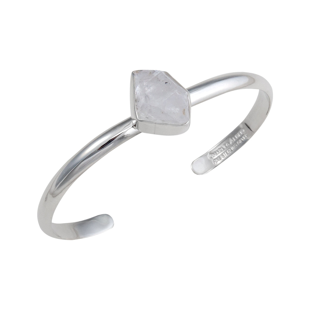 Sterling Silver Herkimer Diamond Mini Cuff | Charles Albert Jewelry