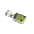 Sterling Silver Lab Created Peridot Rectangle Pendant  | Charles Albert Jewelry